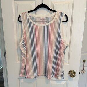 Eddie Bauer Multicolor Striped Tank Top